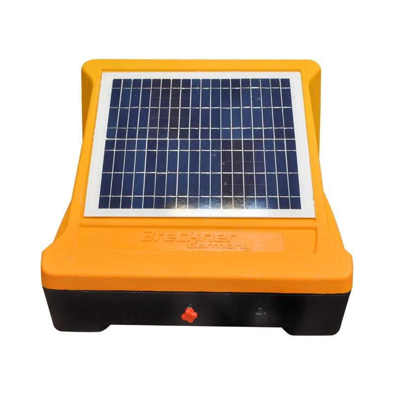 Aparat generator impulsuri pentru gard electric 12V, 4 Joule, 40km cu panou solar 20W si baterie 12V/12Ah