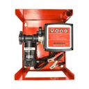 Pompa transfer motorina 24V, debit 55L/min cu contor, furtun aspiratie 1.5m, furtun presiune 4m si pistol