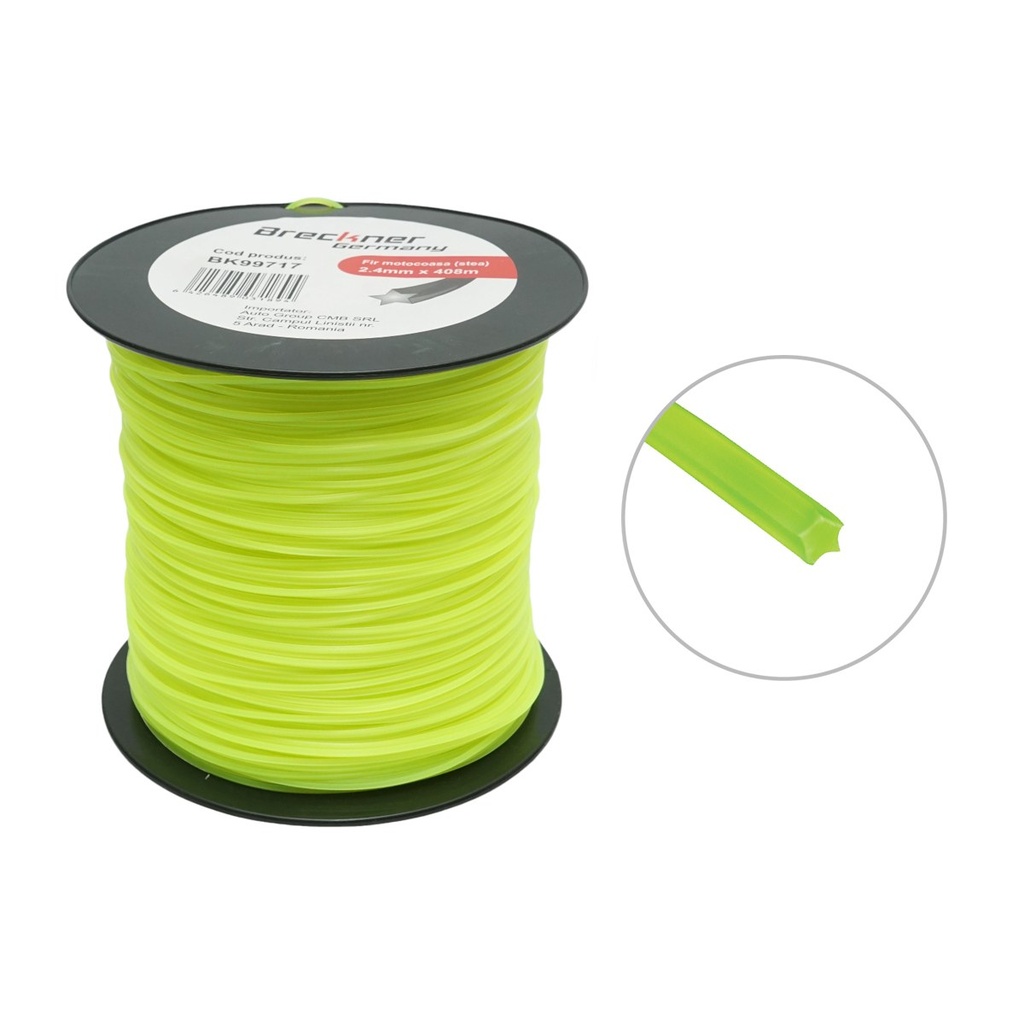 Fir stea motocoasa 2.4mm x 408m