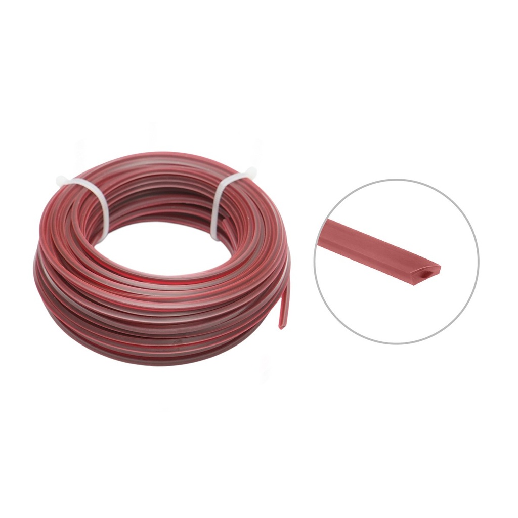 Fir patrat motocoasa 2.4mm x 15m cu intaritura