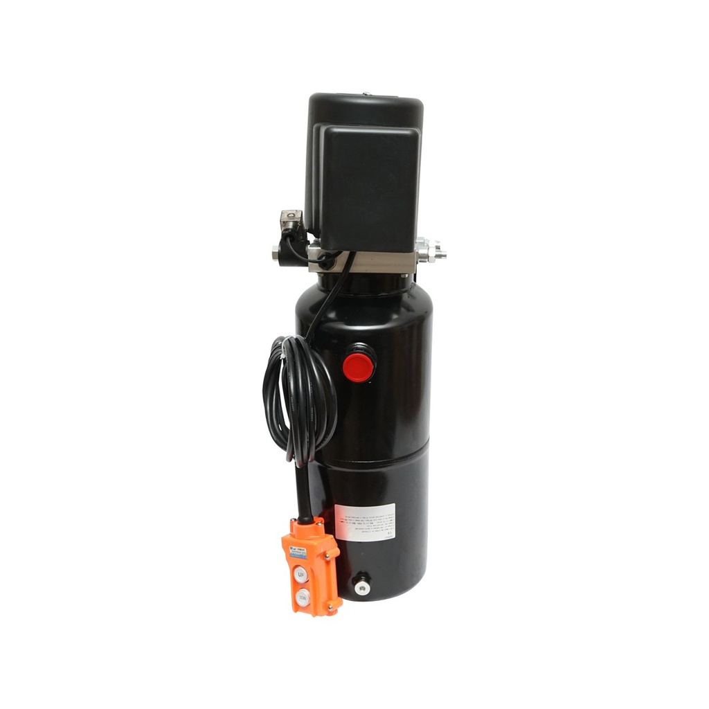 Pompa basculare 24V, 2,2kW 150 bar, cu rezervor metalic 10L si telecomanda