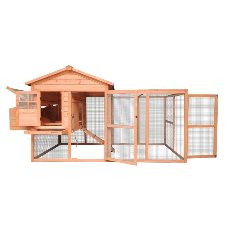 Cotet pentru pasari de curte din lemn 2330x950x1210mm