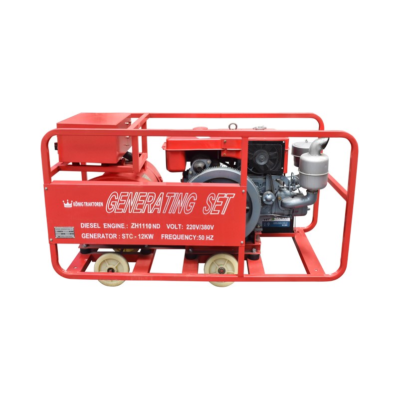 Generator electric 12kW 220/380v, motor diesel ZH1110, generator STC-12kW