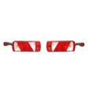 Set lampi 12-24V spate camion 470-350x90mm, cu lampi de gabarit, 5 functii