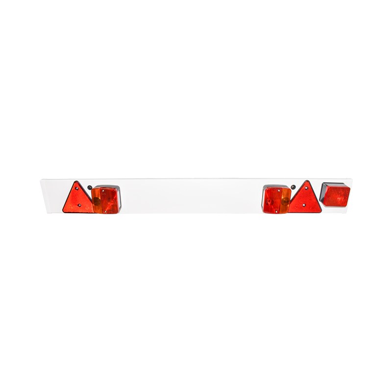 Bara remorca 1220mm, 2x lampa, 1x lampa ceata, 2x triunghi reflectorizant, cablu 6m si priza 7 pini 12V