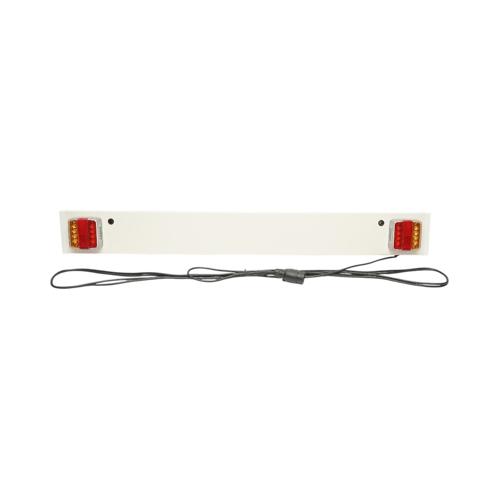 Bara remorca 1200mm, 2x lampa LED, cablu 6m, priza 7pini 12/24V