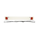 Bara remorca 1200mm, 2x lampa LED, cablu 6m, priza 7pini 12/24V