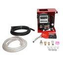 Kit pompa transfer motorina 220V 550W cu contor, furtun aspiratie 1,5m, furtun transfer 4m si pistol