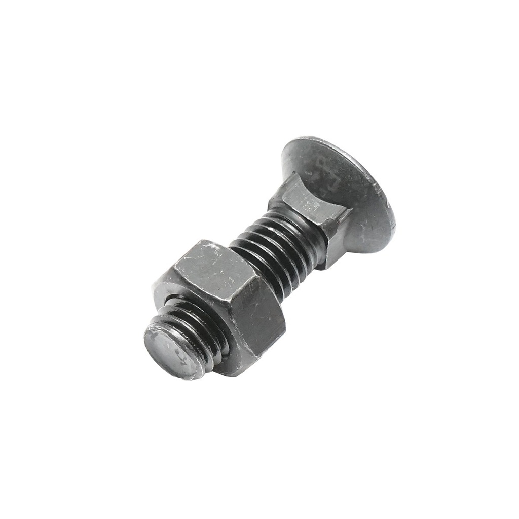 Surub brazdar cu piulita M12x40mm cu cap patrat
