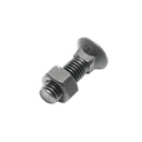 Surub brazdar cu piulita M12x40mm cu cap patrat