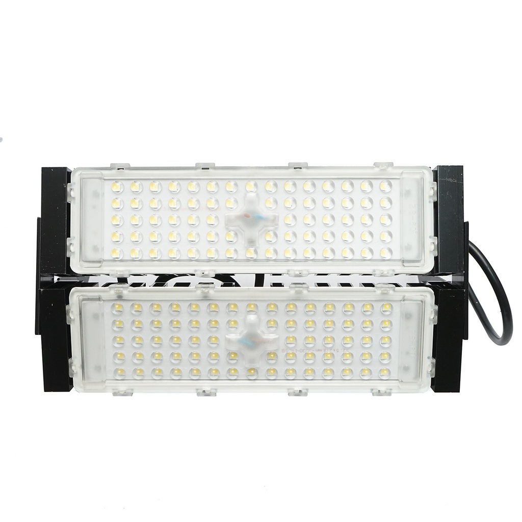 Proiectoare LED 100W, 220V, 6500K, IP67 negru 410x380x155mm