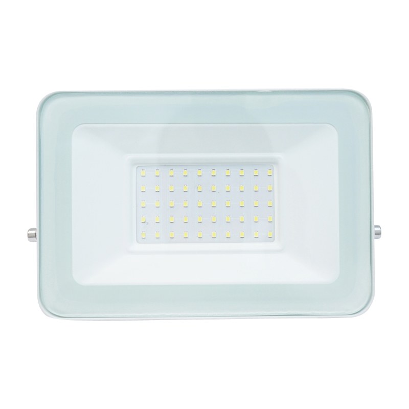 Proiector LED 50W, 220V, 6500K, IP67 alb 200x135mm