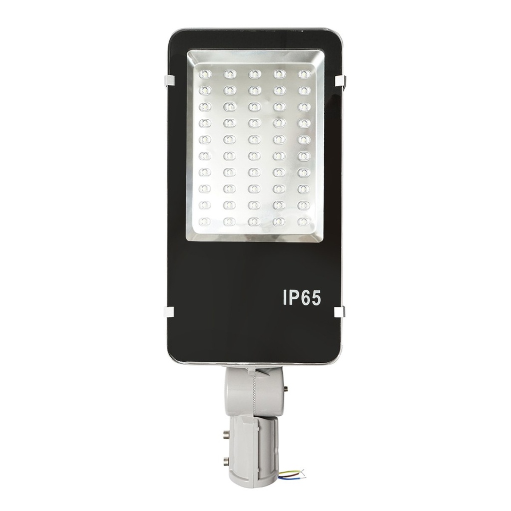 Lampa iluminat LED 50W, 220V, 4500lm, 6500K lumina rece cu prindere pe stalp si unghi reglabil IP67