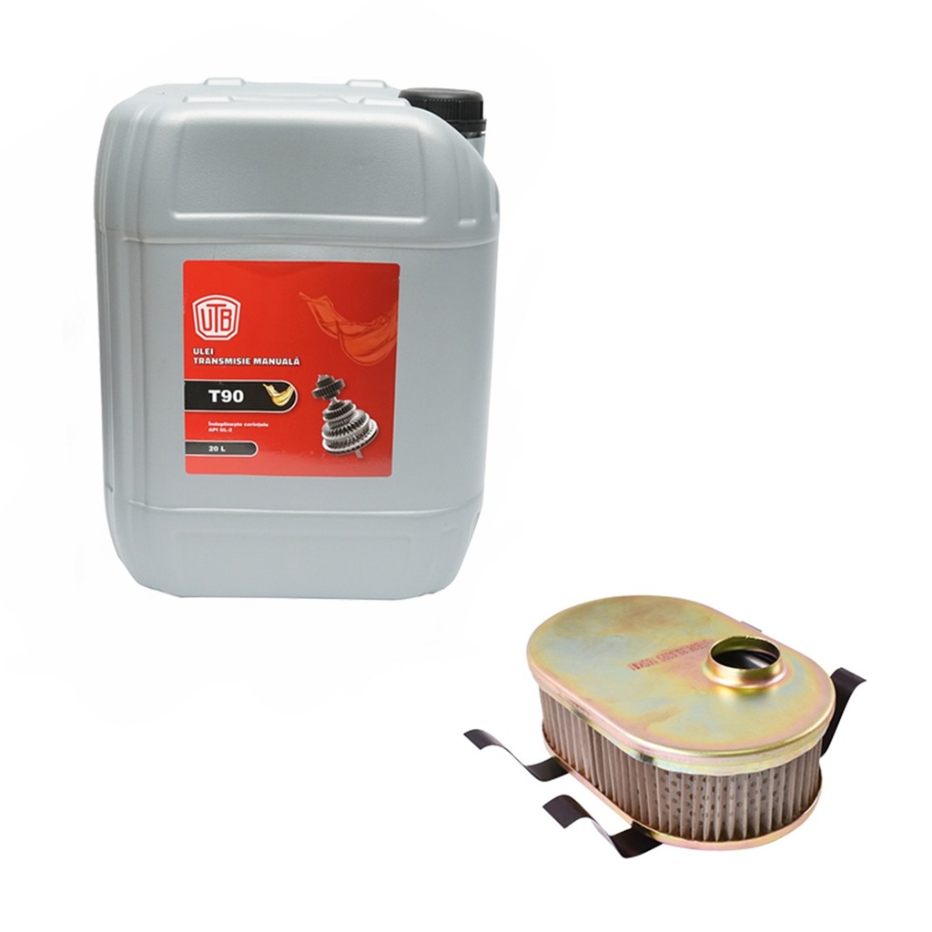 Pachet schimb filtru si ulei hidraulic T90 20L pentru tractor UTB U-650