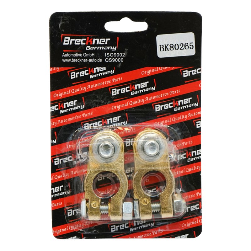 Set borne baterie din cupru Cu+++ HD cu surub Heavy Duty