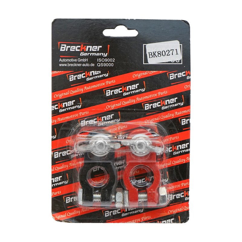 Set borne baterie Zn cu surub HD rosu si negru Heavy Duty