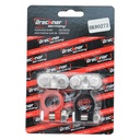 Set borne baterie rosu si negru
