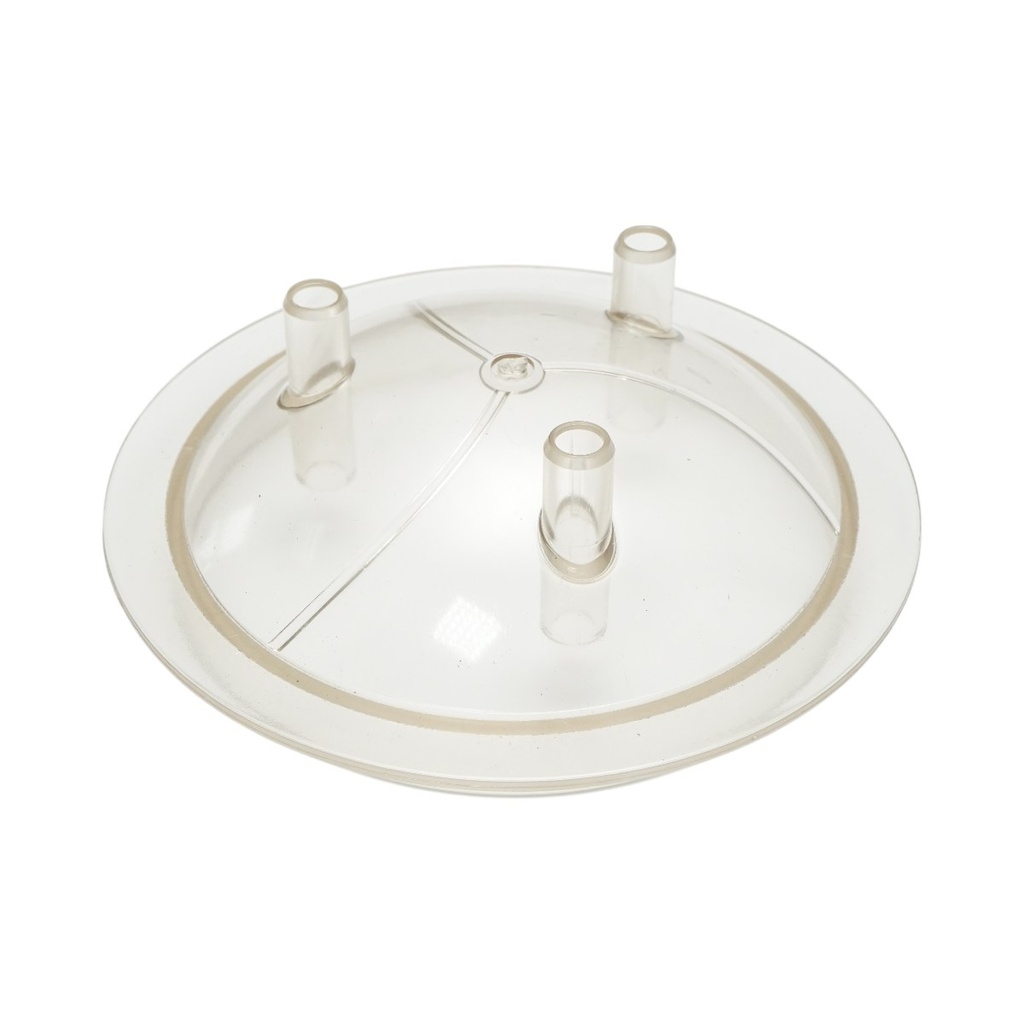 Capac transparent bidon 40L cu 3 iesiri pentru aparat de muls vaci