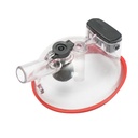 Sticla superioara colector 340cc pentru aparat de muls vaci