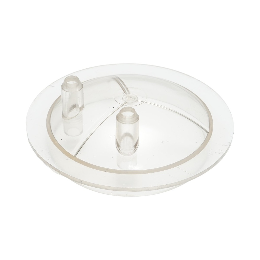 Capac transparent bidon 30L cu 2 iesiri pentru aparat de muls vaci