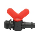 Robinet tip fluture pentru aparat de muls vaci