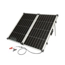 Panou solar 120W fotovoltaic monocristalin tip valiza cu regulator de tensiune 12/24V 20Ah 2 USB-uri