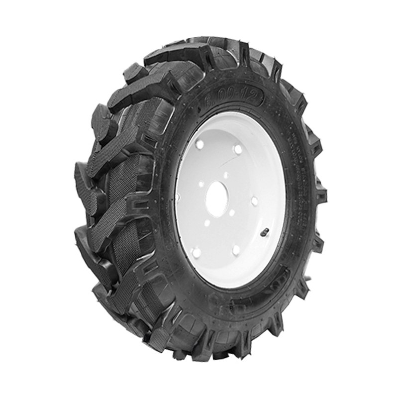 Roata completa 600/12 R1 10PR crampon cu janta alba