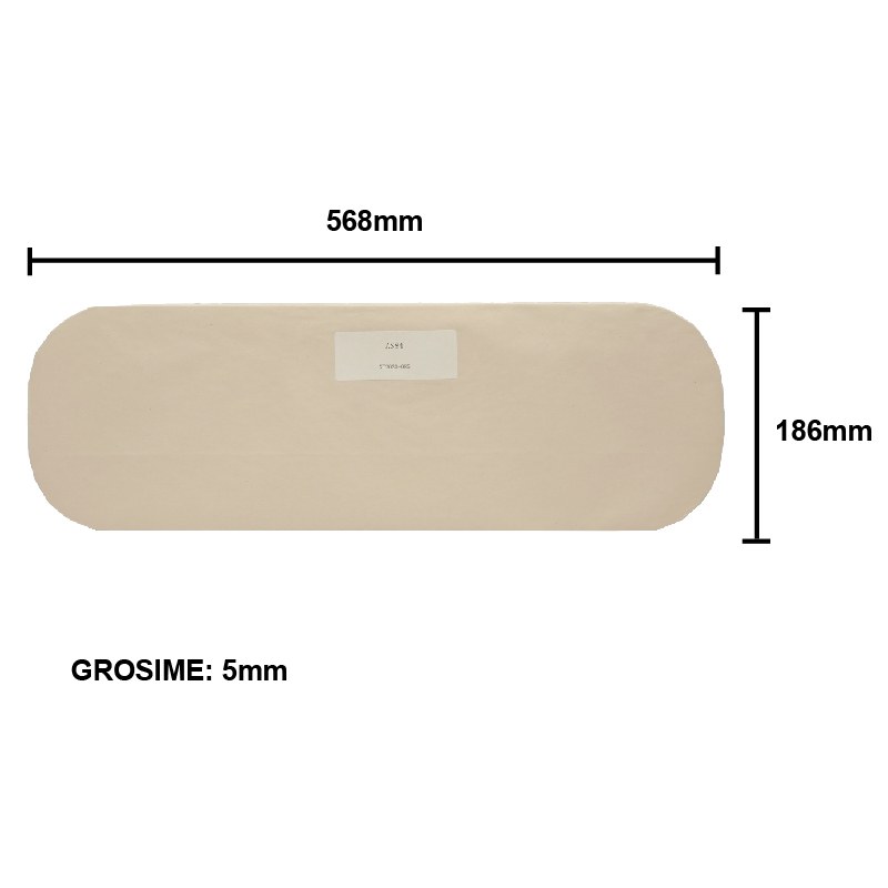 [AMAT6-106646] Geam 568x186x5mm fata (ochi) cabina patrata tip vechi UTB U-650