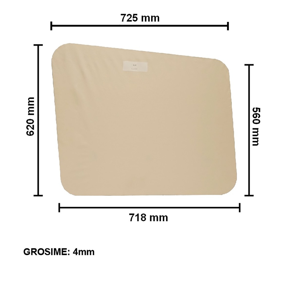 [AMAT6-106645] Geam 718x620mm luneta jos cabina patrata tip vechi UTB U-445