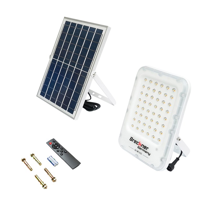 Lampa LED cu panou solar policristalin 12W, senzor de miscare si telecomanda