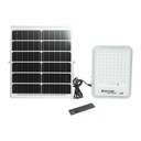 Proiector LED 20W cu panou solar 35W telecomanda, baterie 3,2V/30Ah