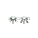 Conector fir electric cu suruburi pentru gard electric