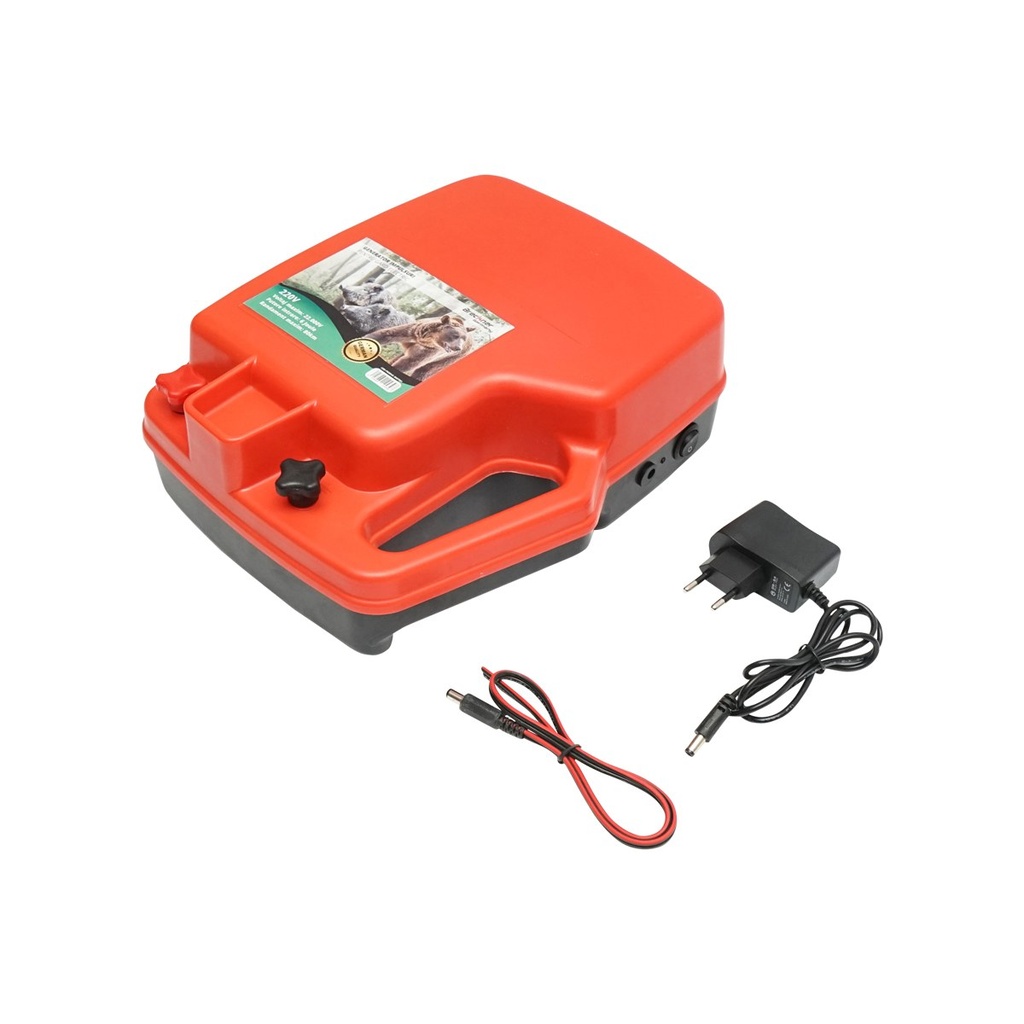 Generator impulsuri 12/220V 6 Joule bovine-urs-mistret pentru gard electric max 80km