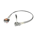 Distribuitor hidraulic cu 2 manete, lungime cablu 2.5m, presiune 250 bar, debit 40L/min
