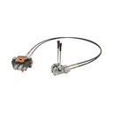 Distribuitor hidraulic cu 2 manete, lungime cablu 2.5m, presiune 250 bar, debit 80L/min