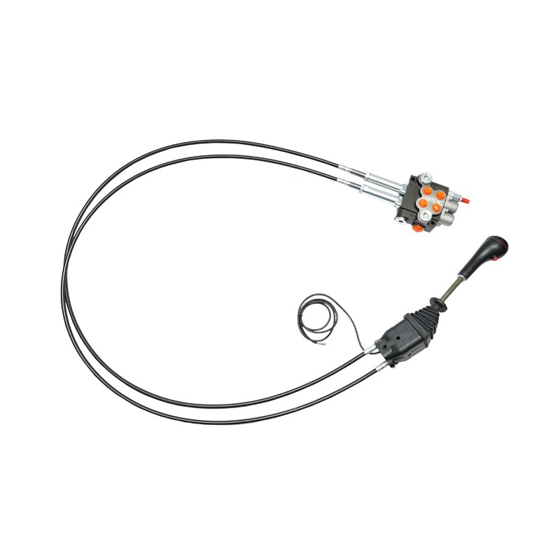 Distribuitor hidraulic cu joystick, lungime cablu 2m presiune 250 bar debit 40L/min