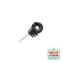 Izolator inelar premium negru PP pentru fir gard electric Mezofarm