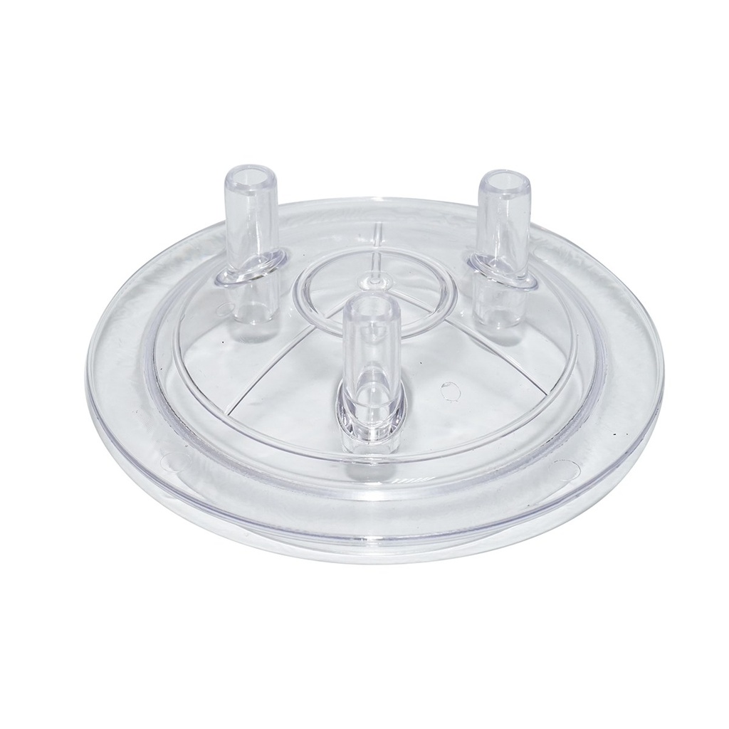 Capac transparent cu fusta bidon 30L 3 iesiri pentru aparat de muls vaci