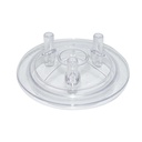 Capac transparent cu fusta bidon 30L 3 iesiri pentru aparat de muls vaci