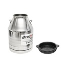 Bidon de inox cu capac pentru lapte 30L aparat de muls vaci
