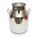 Bidon de inox pentru lapte cu capac 30L aparat de muls vaci