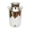 Bidon de inox pentru lapte cu capac 40L cu robinet aparat de muls vaci