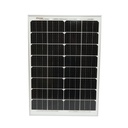 Panou solar 40W fotovoltaic monocristalin cu cablu de conectare 90cm si tensiune maxima 18V 570x400x25mm