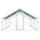 Cotet exterior din otel galvanizat pentru pasari 600x300x195cm