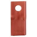 Lama cositoare rotativa stanga 107x48x4mm 18,5mm