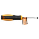 Surubelnita dreapta 5x75mm Cr-V cu varf magnetic profesionala Coofix