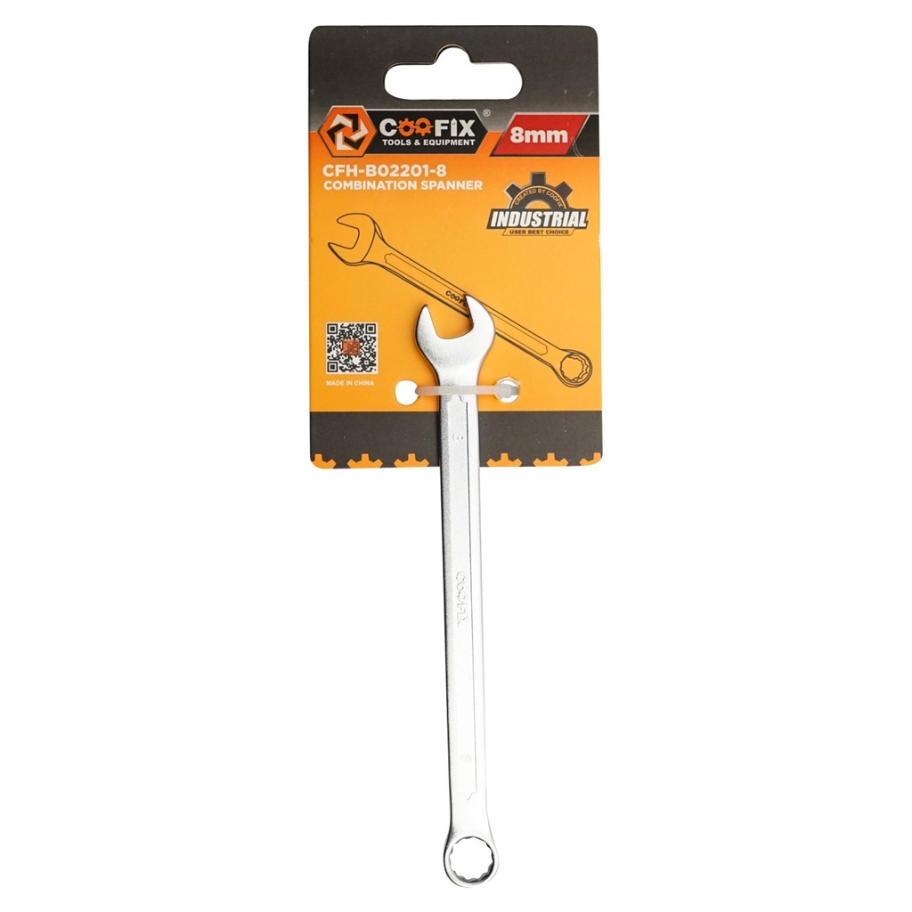 Cheie combinata fixa si inelara de 8mm profesionala Coofix