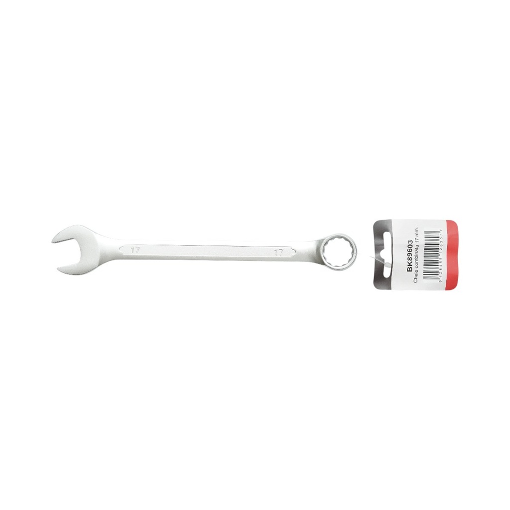 Cheie combinata fixa si inelara de 17mm profesionala Cr-V