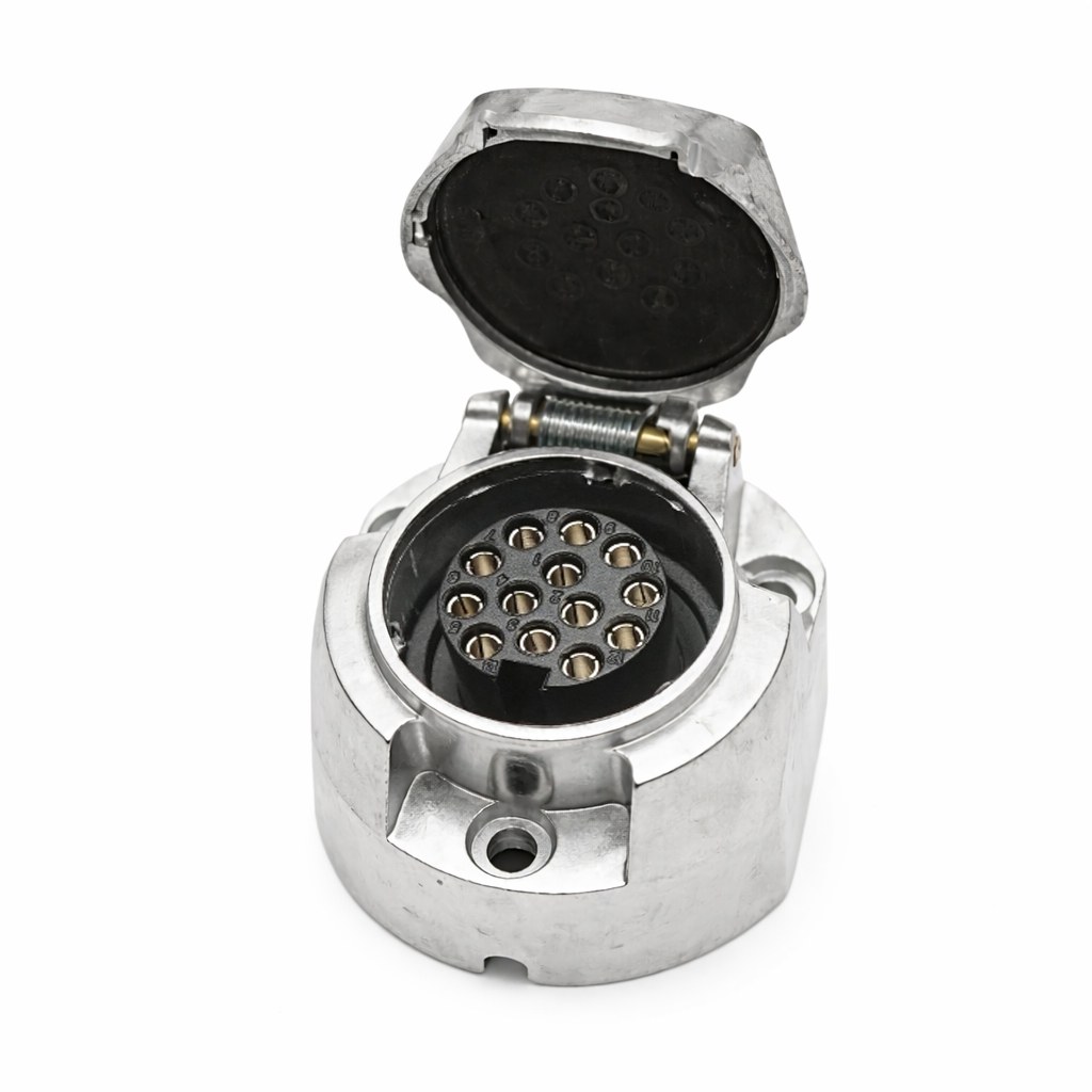 Priza remorca 13 pini 12V din aluminiu