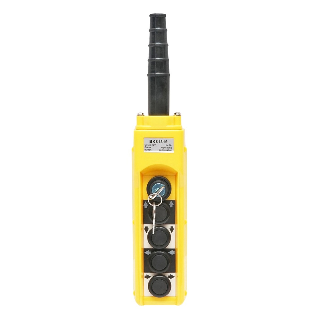 Telecomanda industriala cu 4 comenzi si contact general cu cheie 12V